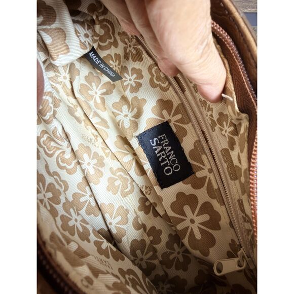 Vintage Y2K Franco Sarto woven straw shoulder bag - Picture 3 of 11